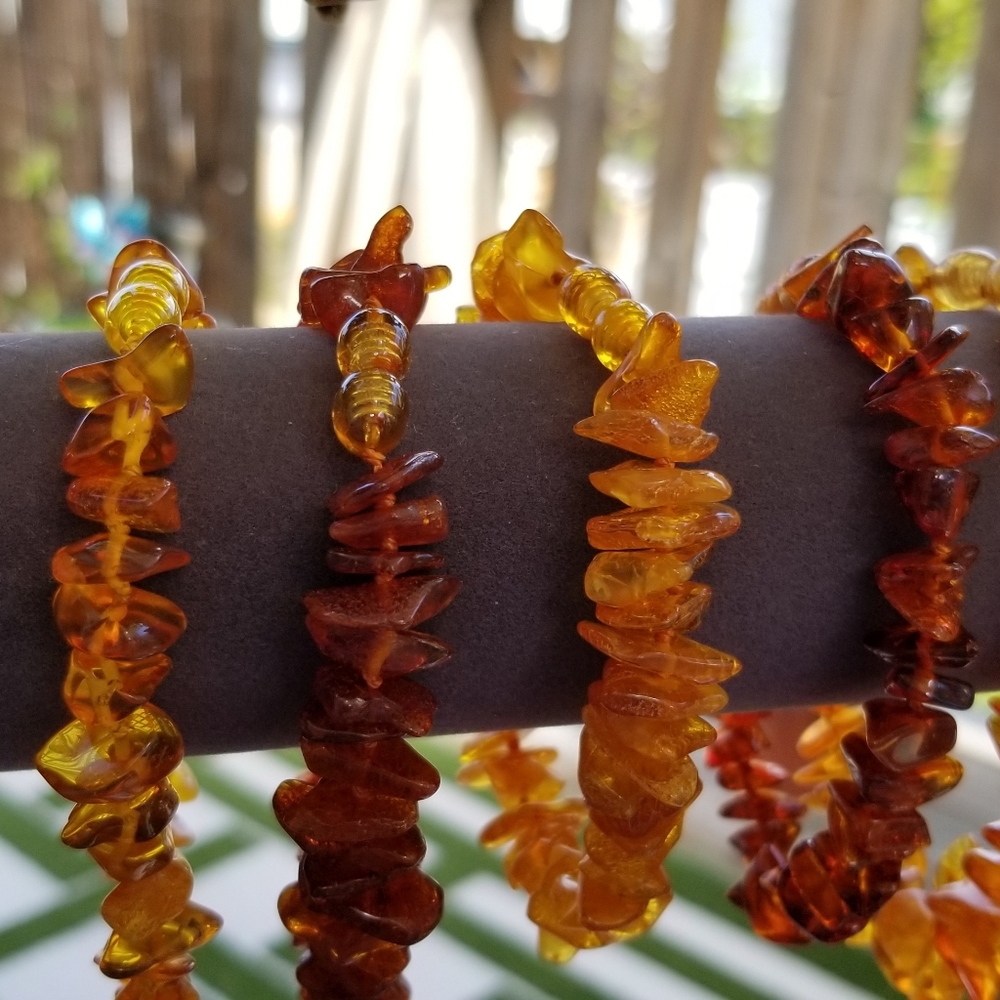 Authentic certified Lithuanian Amber Bracelets